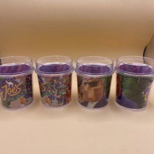 Camel Joe Joes Place Thermo Serve Short Tumbler Plastic Drink Cups Set of 4